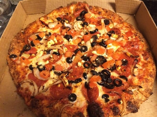 Mediterranean Pizza.