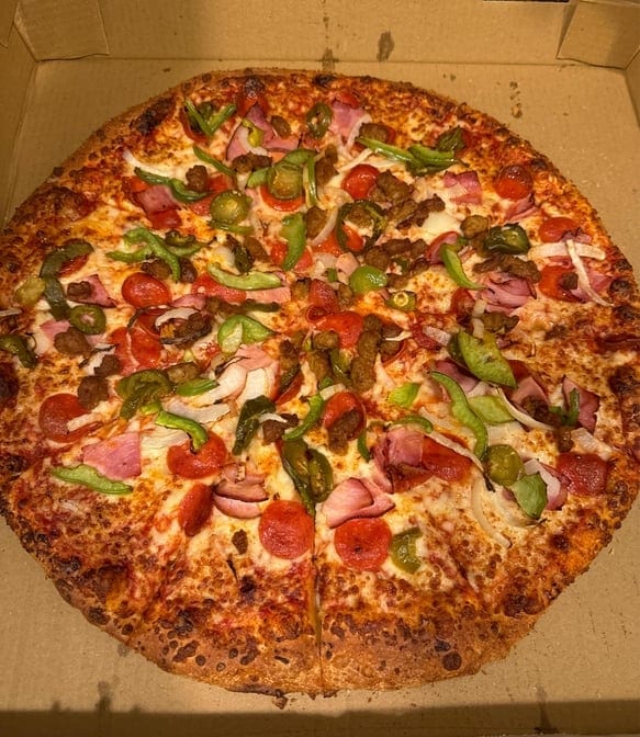 Combo Supreme Pizza.