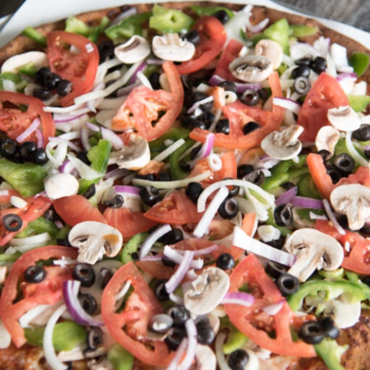 Veggie pizza.