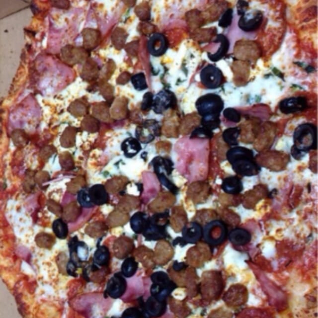 Canadian pizza.