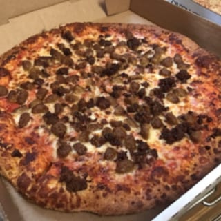 Meat lovers pizza