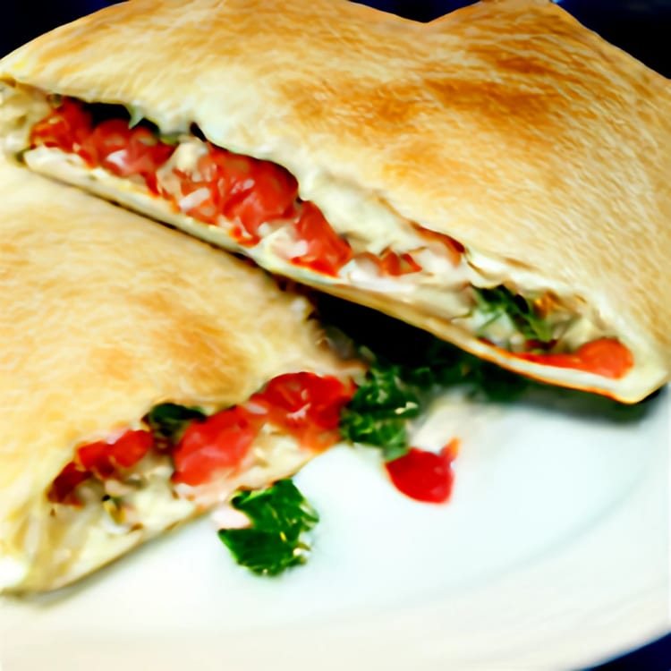 Chicken calzone.