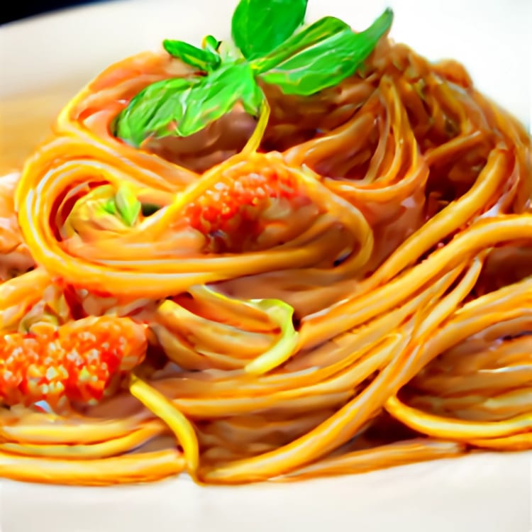 Spaghetti marinara.
