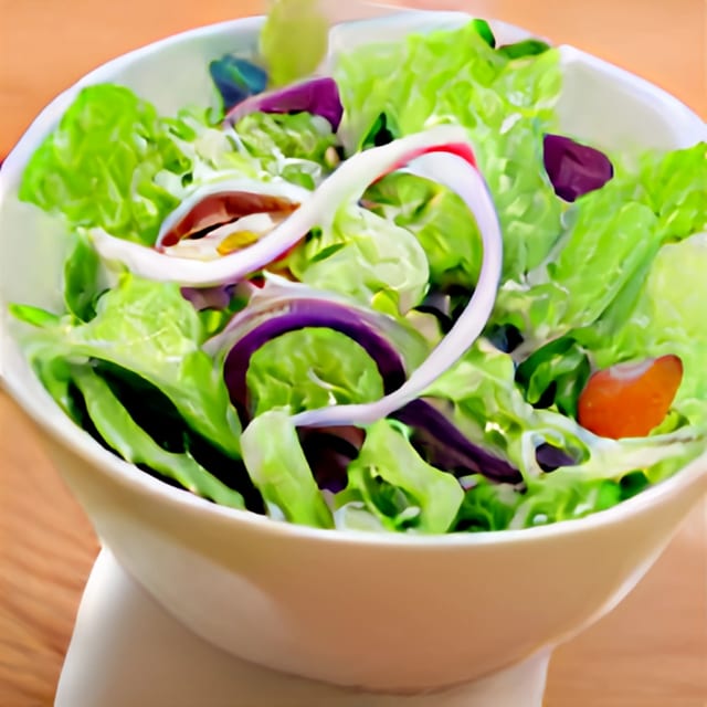 Tossed green salad.