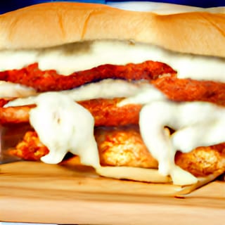 Chicken parmigiana sub